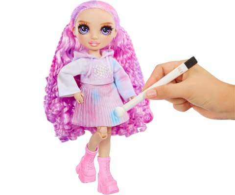 Mix MGA 507581 Rainbow High Watercolor And Create Lalka Do Malowania Z Fioletowymi Oczami