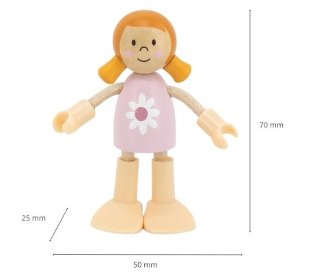 Viga Viga 44061 PolarB Zestaw drewnianych laleczek - rodzina