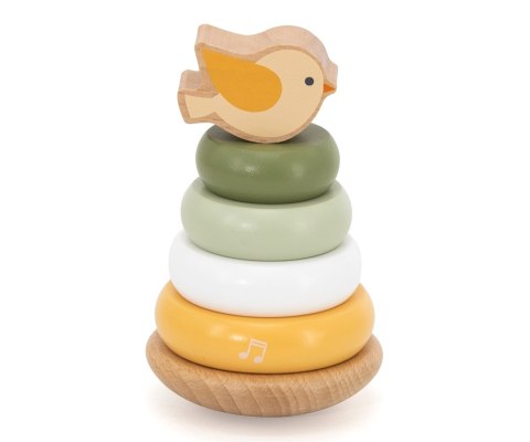 Viga Viga 44298 PolarB Drewniana wieża do układania - Ptaszek