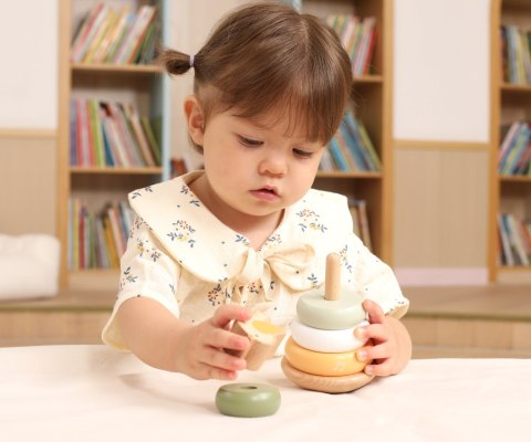 Viga Viga 44298 PolarB Drewniana wieża do układania - Ptaszek