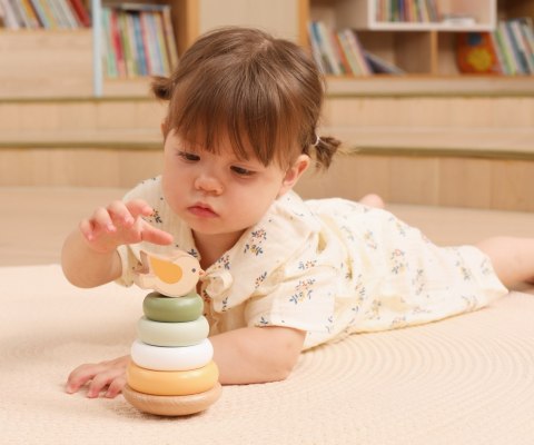 Viga Viga 44298 PolarB Drewniana wieża do układania - Ptaszek