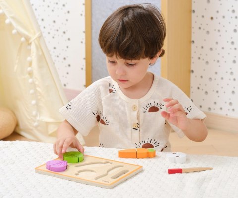 Viga Viga 44790 Zabawa w krojenie - kolorowe warzywa