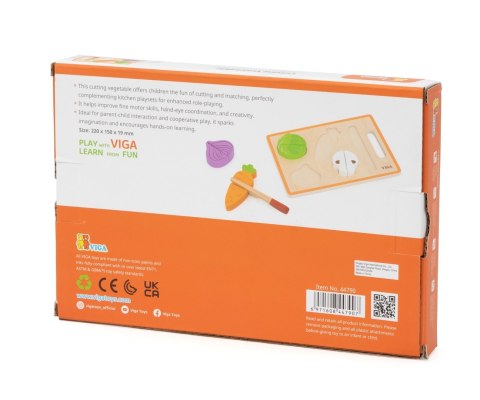 Viga Viga 44790 Zabawa w krojenie - kolorowe warzywa