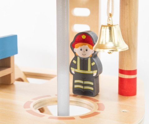 Viga Viga 44801 Drewniana remiza strażacka z akcesoriami