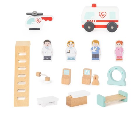 Viga Viga 44802 Drewniany szpital z akcesoriami