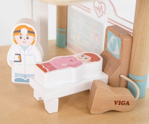 Viga Viga 44802 Drewniany szpital z akcesoriami