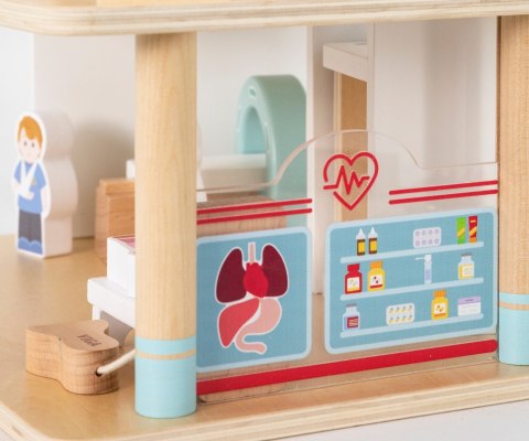 Viga Viga 44802 Drewniany szpital z akcesoriami