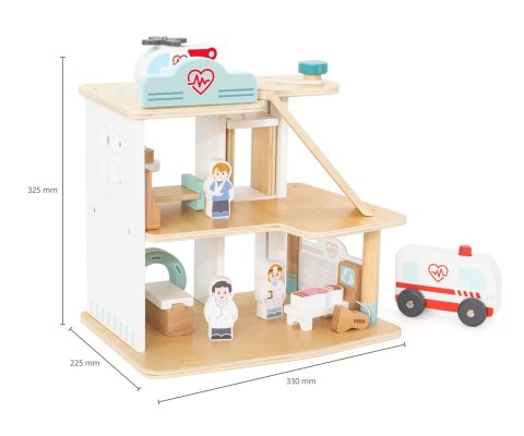 Viga Viga 44802 Drewniany szpital z akcesoriami