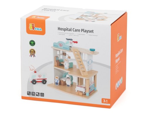 Viga Viga 44802 Drewniany szpital z akcesoriami