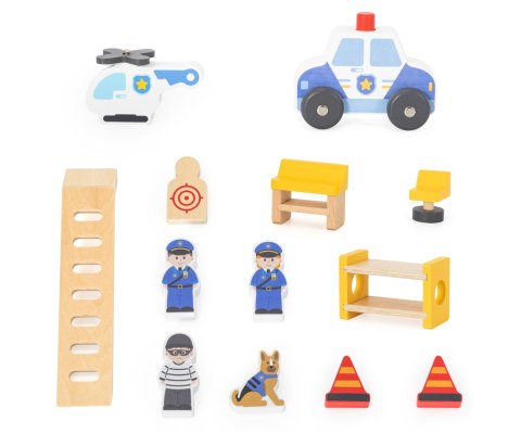 Viga Viga 44803 Drewniany komisariat policji z akcesoriami