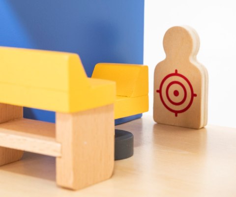 Viga Viga 44803 Drewniany komisariat policji z akcesoriami