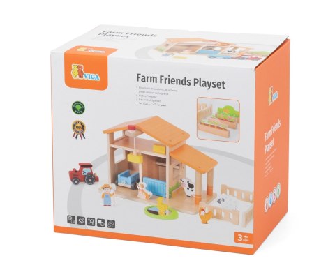 Viga Viga 44804 Drewniana farma z akcesoriami