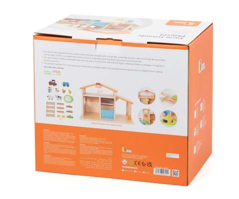 Viga Viga 44804 Drewniana farma z akcesoriami