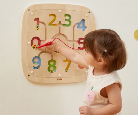 Viga Viga 44811FSC Tablica edukacyjna - magnetyczna zabawa z liczbami