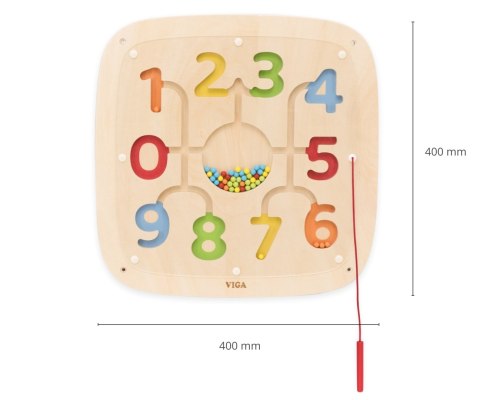 Viga Viga 44811FSC Tablica edukacyjna - magnetyczna zabawa z liczbami