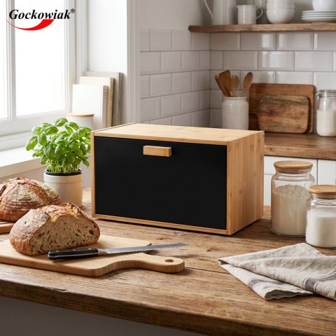 Chlebak pojemnik na pieczywo bambusowy CHARLES