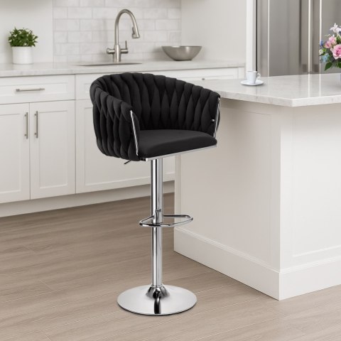 Hoker barowy Cofton Chrom czarny Velvet