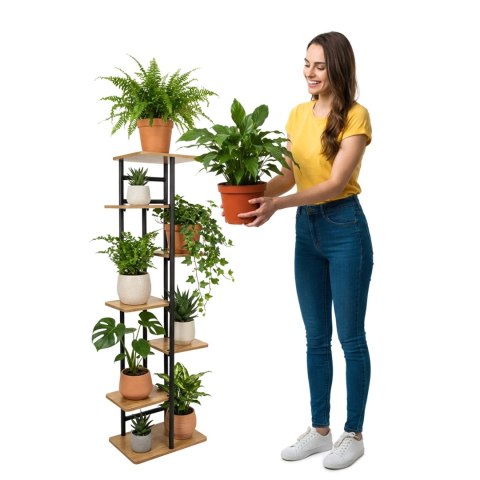 Kwietnik metalowy stojak na kwiaty BASTIAN craft