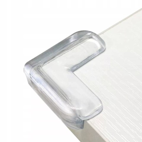 Przezroczyste zabezpieczenia narożników mebli 10 szt. ochrona dzieci