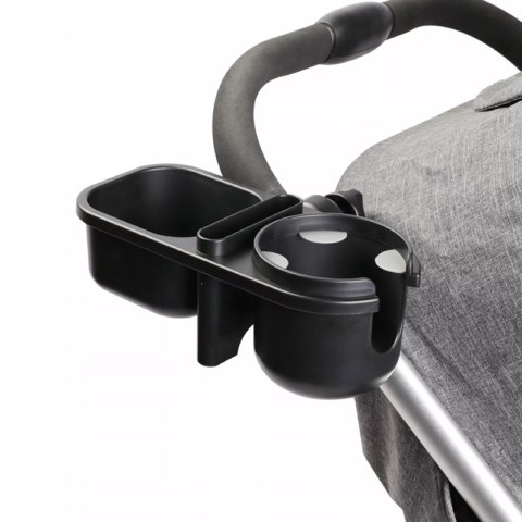 Uniwersalny uchwyt do wózka 3w1 na kubek telefon drobiazgi