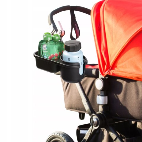 Uniwersalny uchwyt do wózka 3w1 na kubek telefon drobiazgi