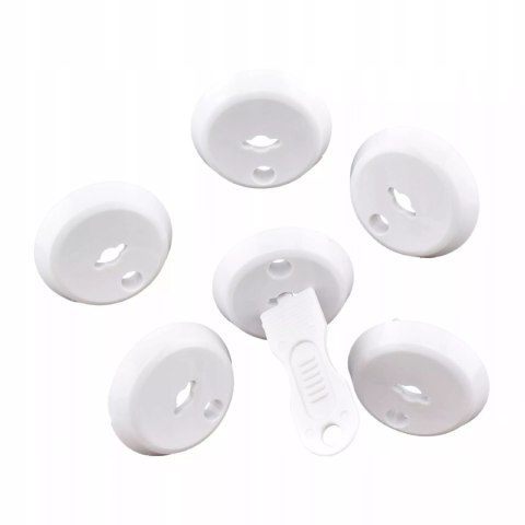 Zabezpieczenia gniazdek 15 szt. + klucze | blokada kontaktów dla dzieci