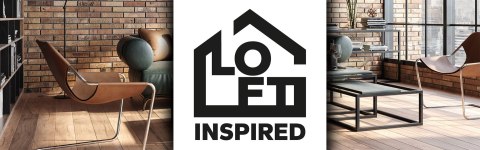 Zestaw dwóch stolików loft Galen Small Grafitowy Marmur