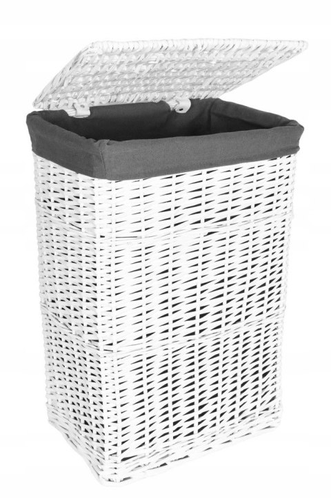 Zestaw koszy wiklinowych biało-szarych 72L I 114L