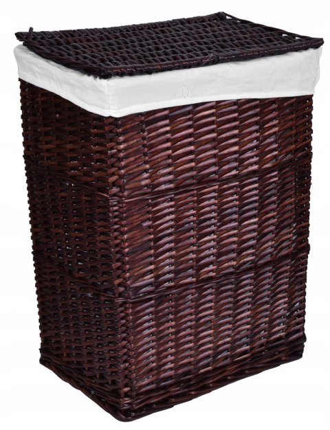 Zestaw koszy wiklinowych brązowych 72L I 114L
