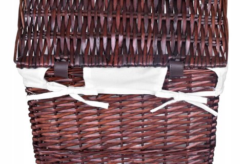 Zestaw koszy wiklinowych brązowych 72L I 114L