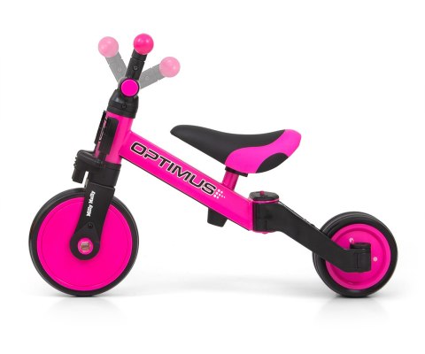 Milly Mally Rowerek 3w1 Optimus Pink