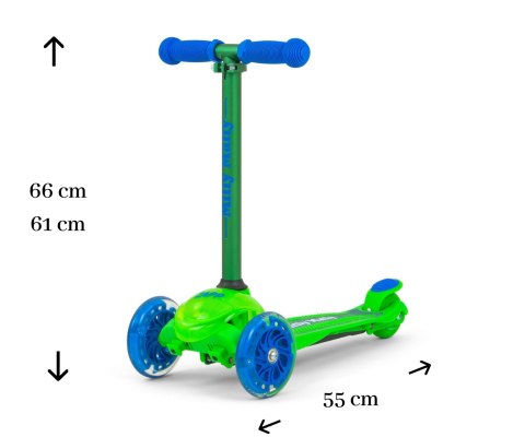 Milly Mally Scooter Zapp Green