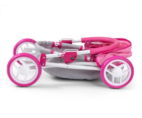 Milly Mally Wózek dla lalek Dori Prestige Pink