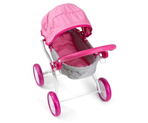 Milly Mally Wózek dla lalek Dori Prestige Pink