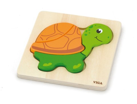 Viga Viga 59933 Pierwsze puzzle maluszka - żółwik