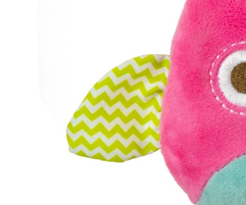 Milly Mally Zawieszka pluszowa Sówka - Happy owl - 2552 PINK