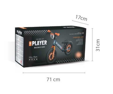 Qplay Qplay Rowerek Biegowy Player Orange