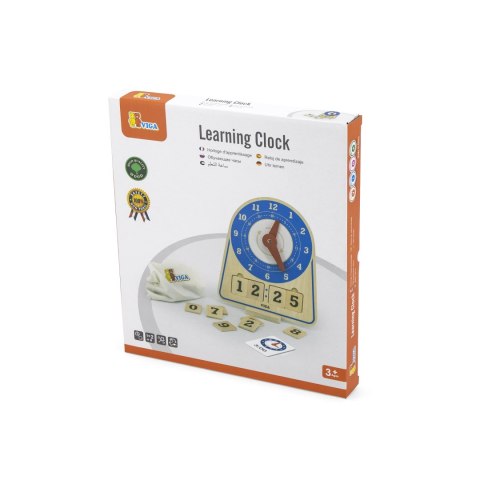 Viga Viga 44547 Drewniany zegar - nauka godzin